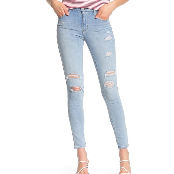 Levi’s High Rise Distressed Skinny Jeans - Picture 8 of 8